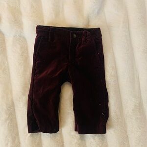 Janie and Jack velvet dress pants